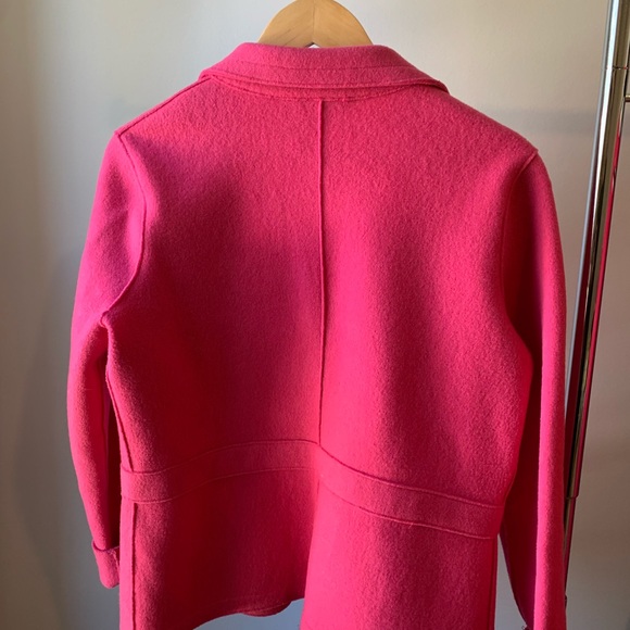 Wool bright pink sport jacket - Picture 3 of 3